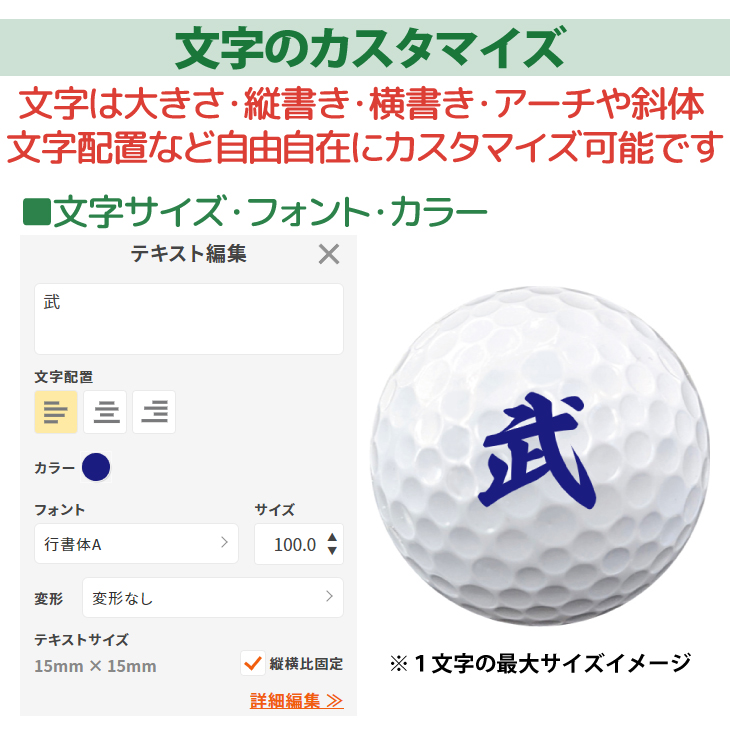 最短即日出荷! 名入れ ゴルフボール タイトリスト Titleist ProV1x プロV1x 2025年 イエロー 半ダース(6球) の画像