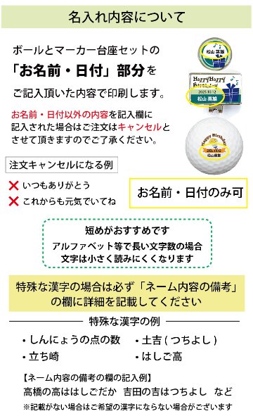 最短即日出荷！ 【ボール種類・デザインが選べる】誕生日祝デザイン ２球＋マーカーセット 化粧箱入り ギフトラッピング無料の画像