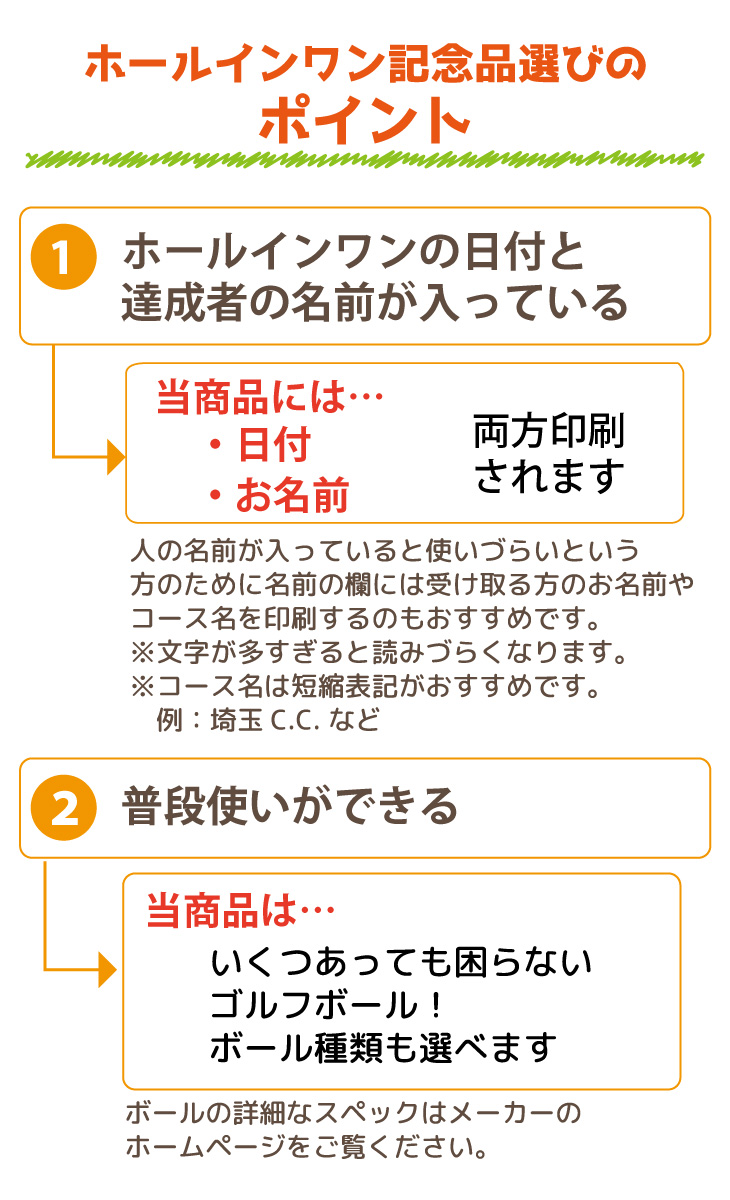 最短即日出荷！ 【ボール種類が選べる】ホールインワン記念 ６球セット 化粧箱入り ギフトラッピング無料の画像