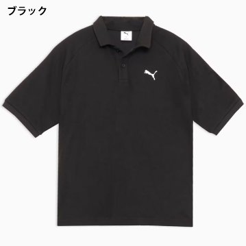 ３営業日出荷！名入れ刺繍メンズポロシャツ(PUMA/プーマ メンズ ESS MX 半袖 ポロシャツ 693418) 選べる定型文字＋お名前１行　名前入りゴルフウェア 半袖の画像