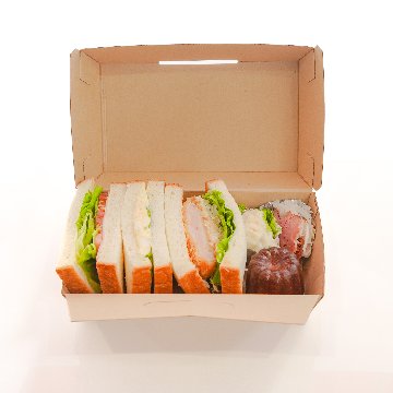 デラックスエビカツサンドBOXの画像