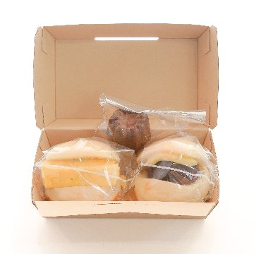 おむすびぱんスィーツBOX（だし巻き卵、あんバター、カヌレ）の画像