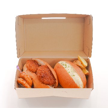 コッペBOX（タマゴ、コロッケ）の画像