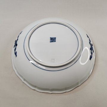 平戸祥瑞　桔梗縁七寸鉢　三川内焼　平戸松山窯の画像
