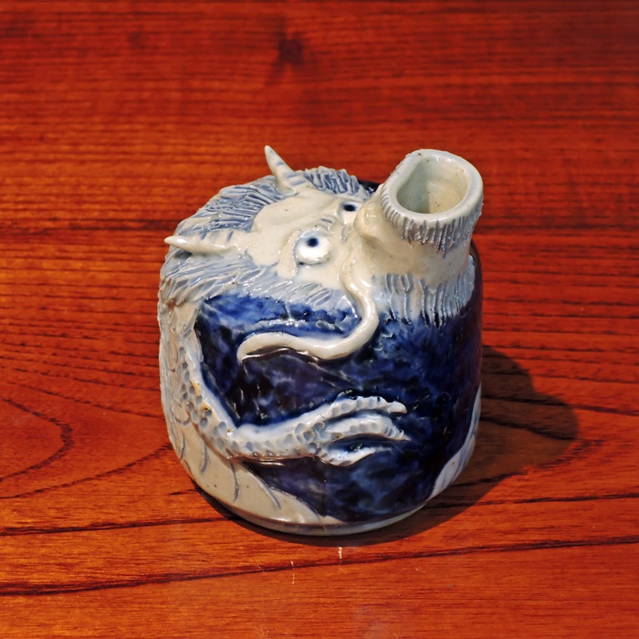 有田焼　童工房　龍　一輪挿しの画像
