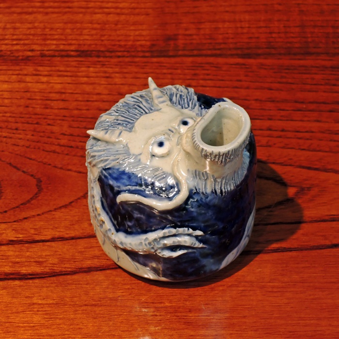 有田焼　童工房　龍　一輪挿しの画像
