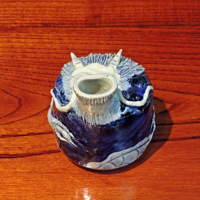 有田焼　童工房　龍　一輪挿しの画像
