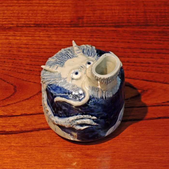 有田焼　童工房　龍　一輪挿しの画像