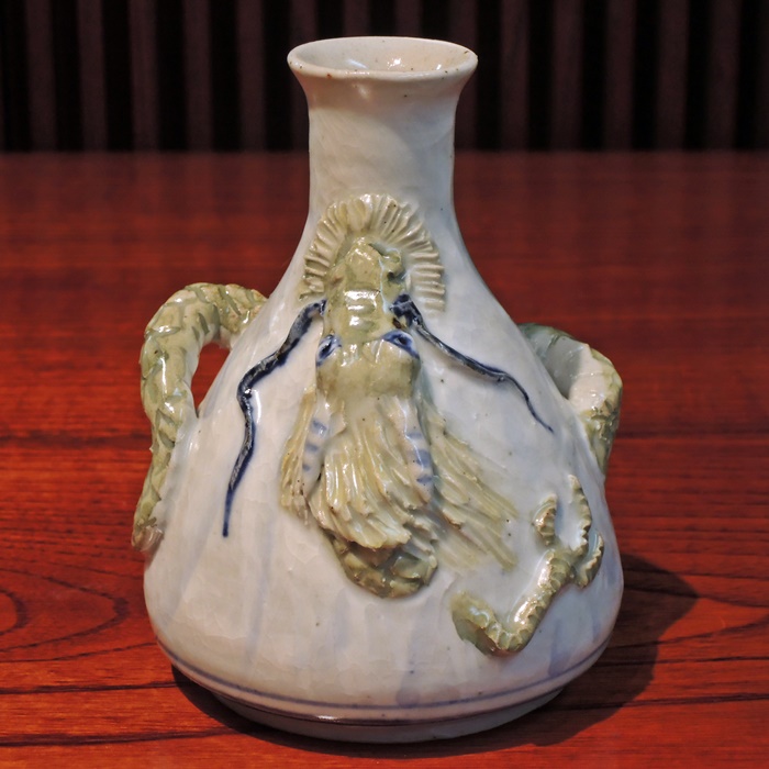 有田焼　童工房　龍　一輪挿しの画像