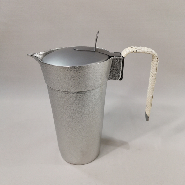 能作　錫 蓋付ちろり-Ｌ　Sake Pitcher-ＣＨＩＲＯＲＩ　460㏄の画像