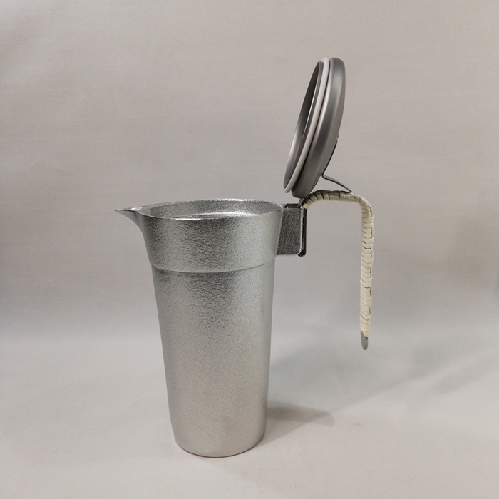 能作　錫 蓋付ちろり-Ｌ　Sake Pitcher-ＣＨＩＲＯＲＩ　460㏄の画像