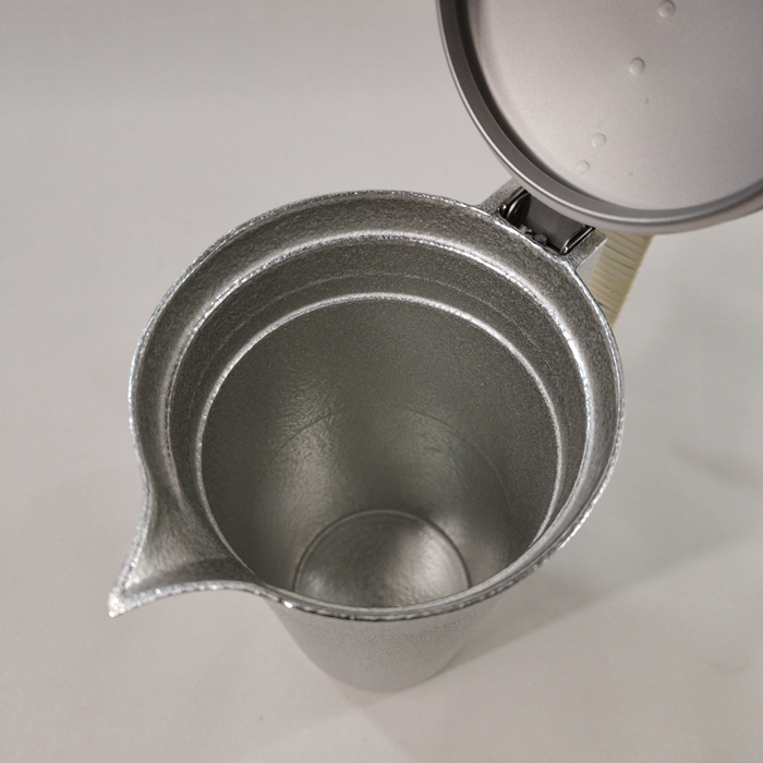 能作　錫 蓋付ちろり-Ｌ　Sake Pitcher-ＣＨＩＲＯＲＩ　460㏄の画像