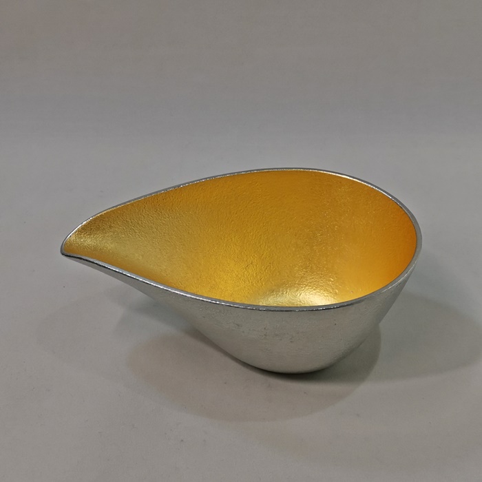 能作　片口-中-金箔　錫100％　235ccの画像