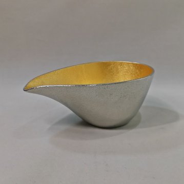能作　片口-中-金箔　錫100％　235ccの画像