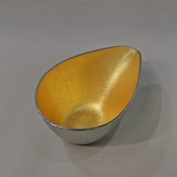 能作　片口-中-金箔　錫100％　235ccの画像