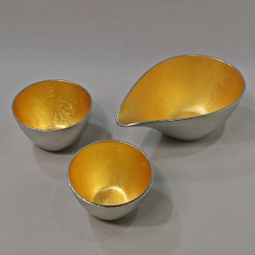 能作　片口-中-金箔　錫100％　235ccの画像