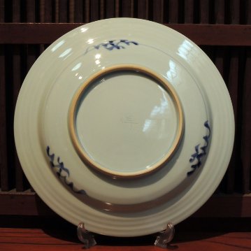 有田　山口洋一工房　小花散し8寸兜皿の画像