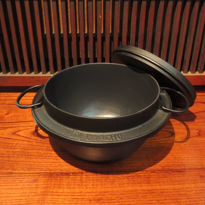 南部鐵器　ごはん鍋　3合炊　IH(100V・200V)対応の画像