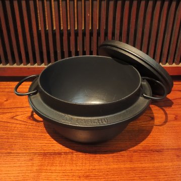 南部鐵器　ごはん鍋　3合炊　IH(100V・200V)対応の画像