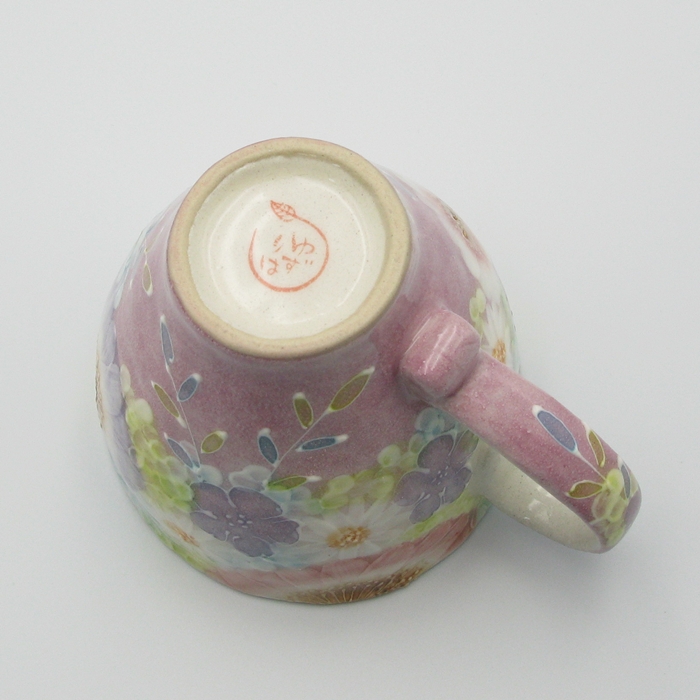 工房ゆずりは　紫京花　マグカップの画像