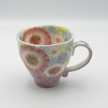 工房ゆずりは　紫京花　マグカップの画像