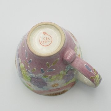 工房ゆずりは　紫京花　マグカップの画像