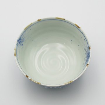 有田　福泉窯　蛸唐草　面取飯碗の画像