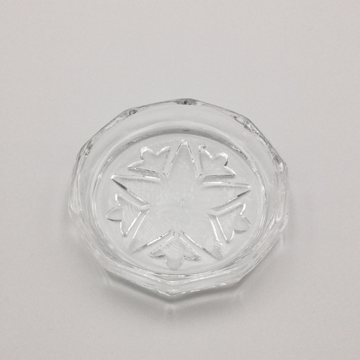桜コップ台　ガラス製コースターの画像