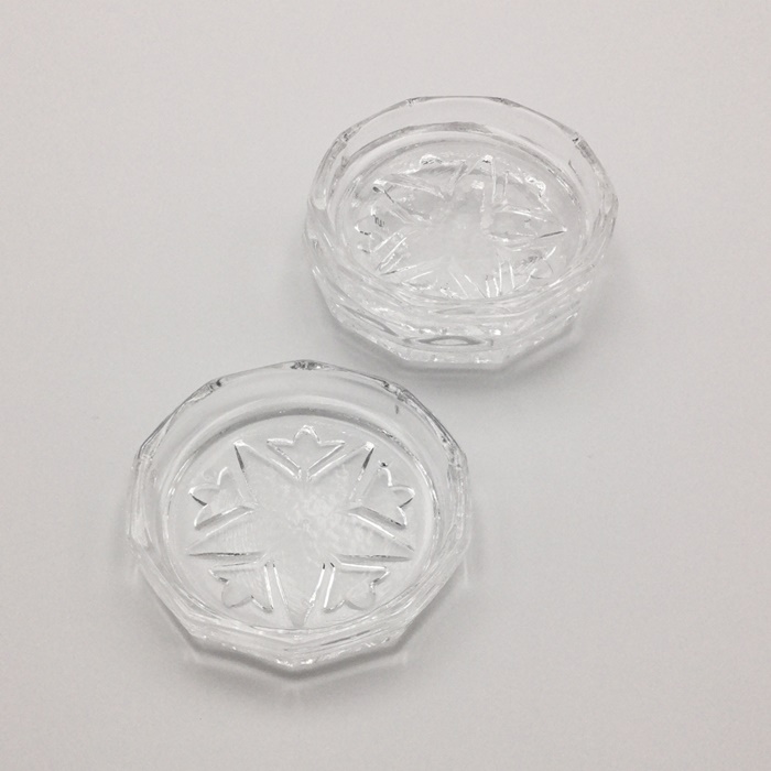 桜コップ台　ガラス製コースターの画像