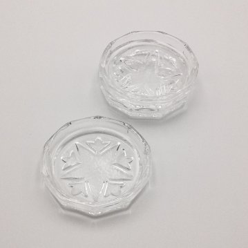 桜コップ台　ガラス製コースターの画像