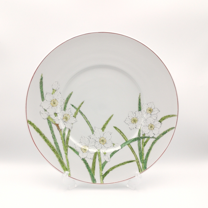 有田　水仙　和洋皿　陶磁器工房いとうの画像