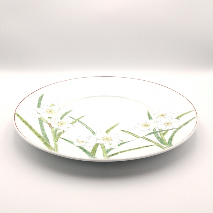 有田　水仙　和洋皿　陶磁器工房いとうの画像