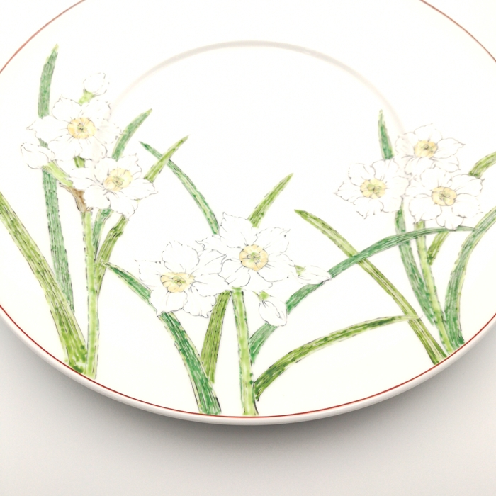 有田　水仙　和洋皿　陶磁器工房いとうの画像