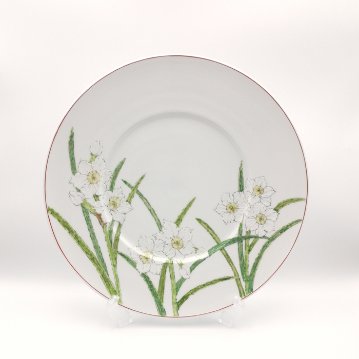 有田　水仙　和洋皿　陶磁器工房いとうの画像