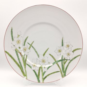 有田　水仙　和洋皿　陶磁器工房いとうの画像