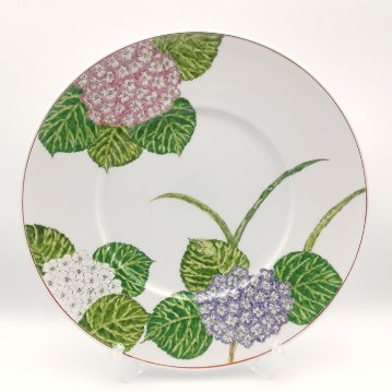 有田　紫陽花　和洋皿　陶磁器工房いとうの画像