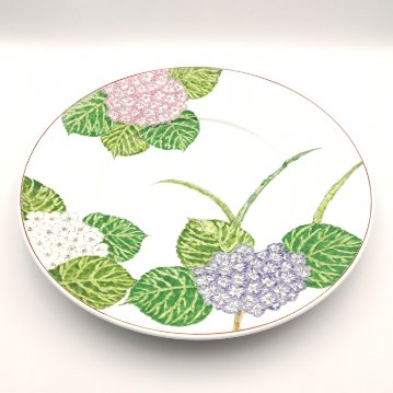 有田　紫陽花　和洋皿　陶磁器工房いとうの画像