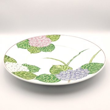 有田　紫陽花　和洋皿　陶磁器工房いとうの画像