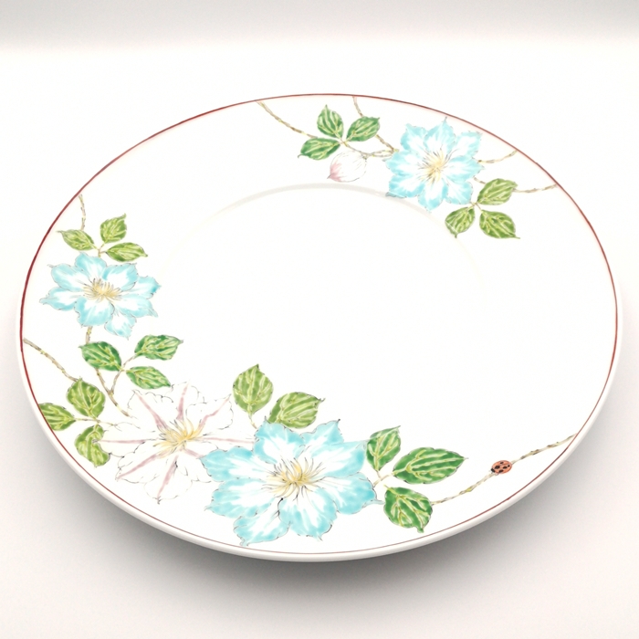 有田　鉄線花　和洋皿　陶磁器工房いとうの画像