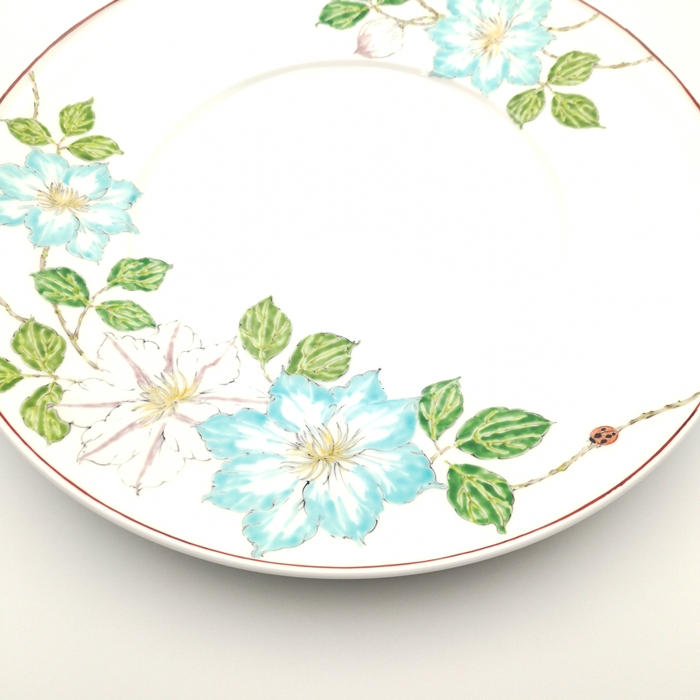 有田　鉄線花　和洋皿　陶磁器工房いとうの画像