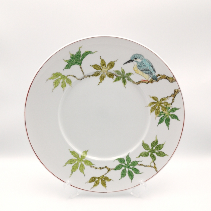 有田　カワセミ　和洋皿　陶磁器工房いとうの画像