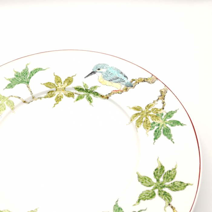 有田　カワセミ　和洋皿　陶磁器工房いとうの画像