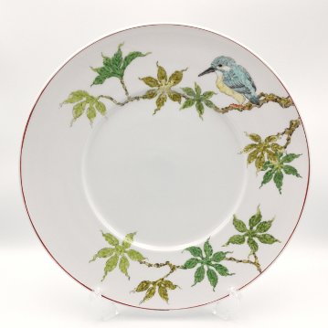 有田　カワセミ　和洋皿　陶磁器工房いとうの画像