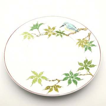 有田　カワセミ　和洋皿　陶磁器工房いとうの画像
