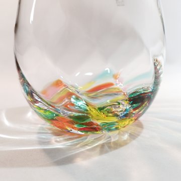 津軽びいどろ　ねぶたあかり　ロックグラス 彩iroの画像