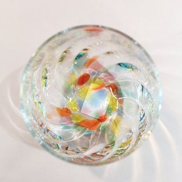 津軽びいどろ　ねぶたあかり　ロックグラス 彩iroの画像