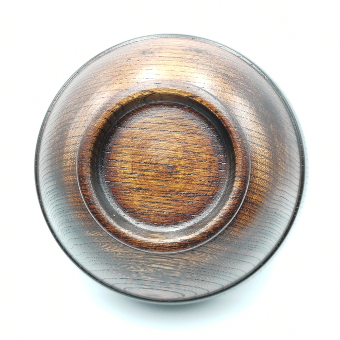 栓　摺り分け汁椀（朱/黒）　山中漆器 日本製の画像