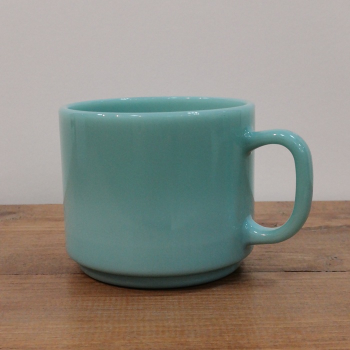 MILK GLASS　マグカップ（ラベンダー・ターコイズ・モカ）　300㏄の画像