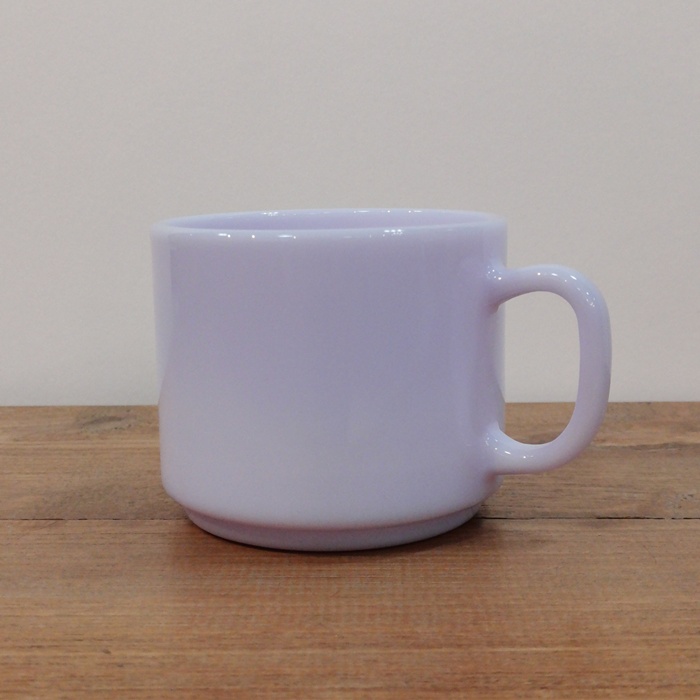 MILK GLASS　マグカップ（ラベンダー・ターコイズ・モカ）　300㏄の画像