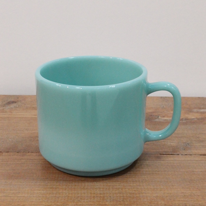 MILK GLASS　マグカップ（ラベンダー・ターコイズ・モカ）　300㏄の画像